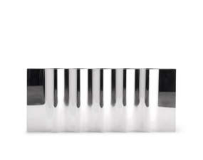 Ripply Candle Holder, stainless steel