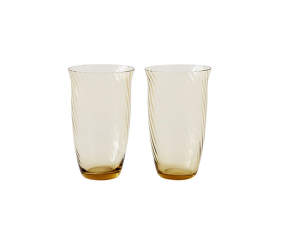 Collect Glass 10.5 cm, Set of 2, amber