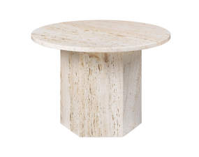 Epic Coffee Table Ø60, white travertine