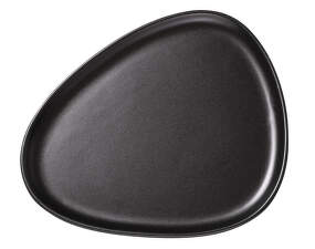 Curve Platter Plate, black