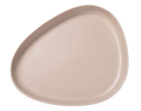 Curve Platter Plate, sand