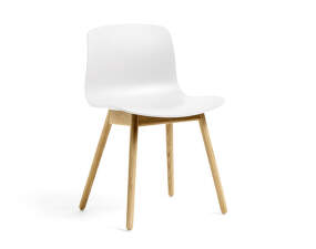 AAC 12 Chair Solid Oak, white
