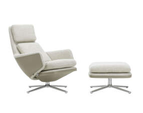 Grand Relax Lounge Chair & Ottoman, ivory/pearl/sand
