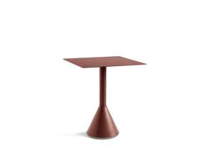 Palissade Cone Table 65x65, iron red