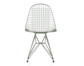 Wire Chair DKR, seafoam green