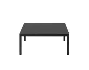Workshop Coffee Table 86x86, black linoleum