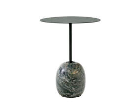 Lato Side Table LN8, deep green/verde alpi marble