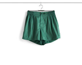 Outline Pyjama Shorts S/M, emerald green