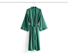 Outline Robe, emerald green