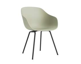 AAC 226 Chair Black Powder Coated Steel, pastel green