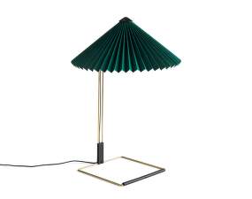 Matin 380 Table Lamp, polished brass / green
