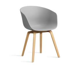 AAC 22 Chair Oak Veneer, concrete grey