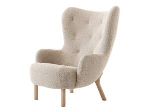 Petra VB3 Lounge Chair, oak / Karakorum