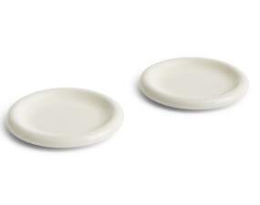 Barro Plate Ø18 set of 2, white