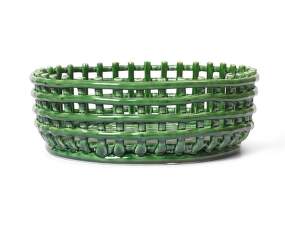 Ceramic Centrepiece Bowl, emerald green