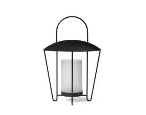 Abri Candle Lantern, black