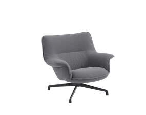 Doze Lounge Chair Low Swivel, Ocean 80 / anthracite black