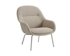 Fiber Lounge Armchair Tube, Ecriture 240/grey