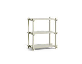 Woody Shelving System Column Low, smokey grey