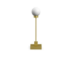 Snowball Portable Table Lamp, brass