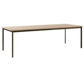 Drip HW117 Dining Table, bronzed/lacquered oak