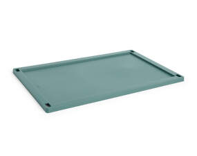 Colour Crate Lid Plastic Large, dark green