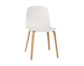 Visu Chair Wood Base, oak / white