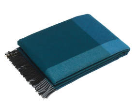 Colour Block Blanket, black & blue
