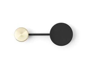 Afteroom Coat Hanger Small, black/brass