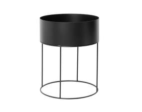 Plant Box Round, black