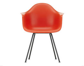 Eames Plastic Armchair DAX, poppy red