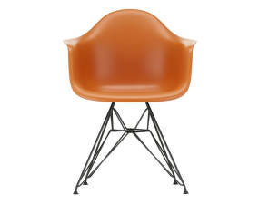 Eames Plastic Armchair DAR, rusty orange