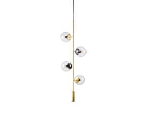 Orb Lounge Pendant, matt antique brass