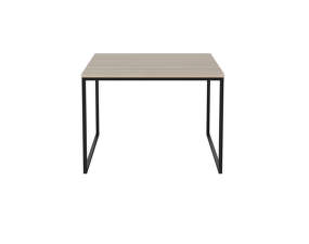 Como Coffee Table 60x60xH42, white oak / black
