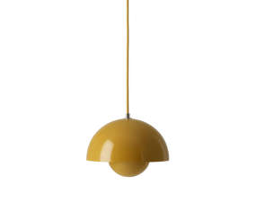 Flowerpot VP1 Pendant, mustard