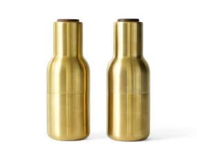 Bottle Grinder, 2pcs, brushed brass