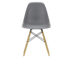 Eames Plastic Side Chair DSW, granite grey seat / ash base