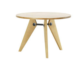 Guéridon Table 105, natural solid oak
