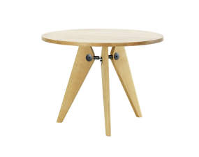 Guéridon Table 90, natural solid oak