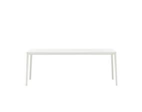 Plate Table 90x180, white MDF/white base