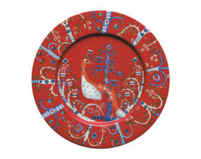 Taika Plate 22 cm, red