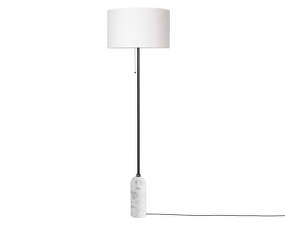 Gravity Floor Lamp, white marble/white