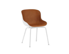 Hyg Chair Steel Front Upholstery, white/ultra leather