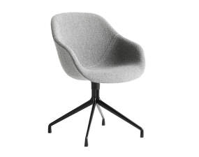 AAC 121 Chair Black Base, Flamiber Grey C8