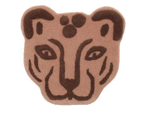 Tufted Leopard Head, brown