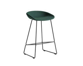 AAS 39 Bar Stool Low Black Steel, Olavi by HAY 16