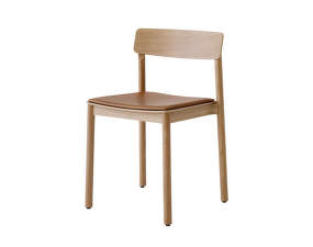 Betty TK3 Chair, oak / Cognac Leather