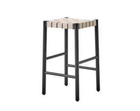 Betty TK7 Counter Stool, black/natural webbing