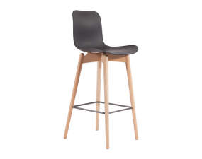  Langue Bar Stool High, natural / anthracite black