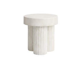 Gear Side Table High, chalk